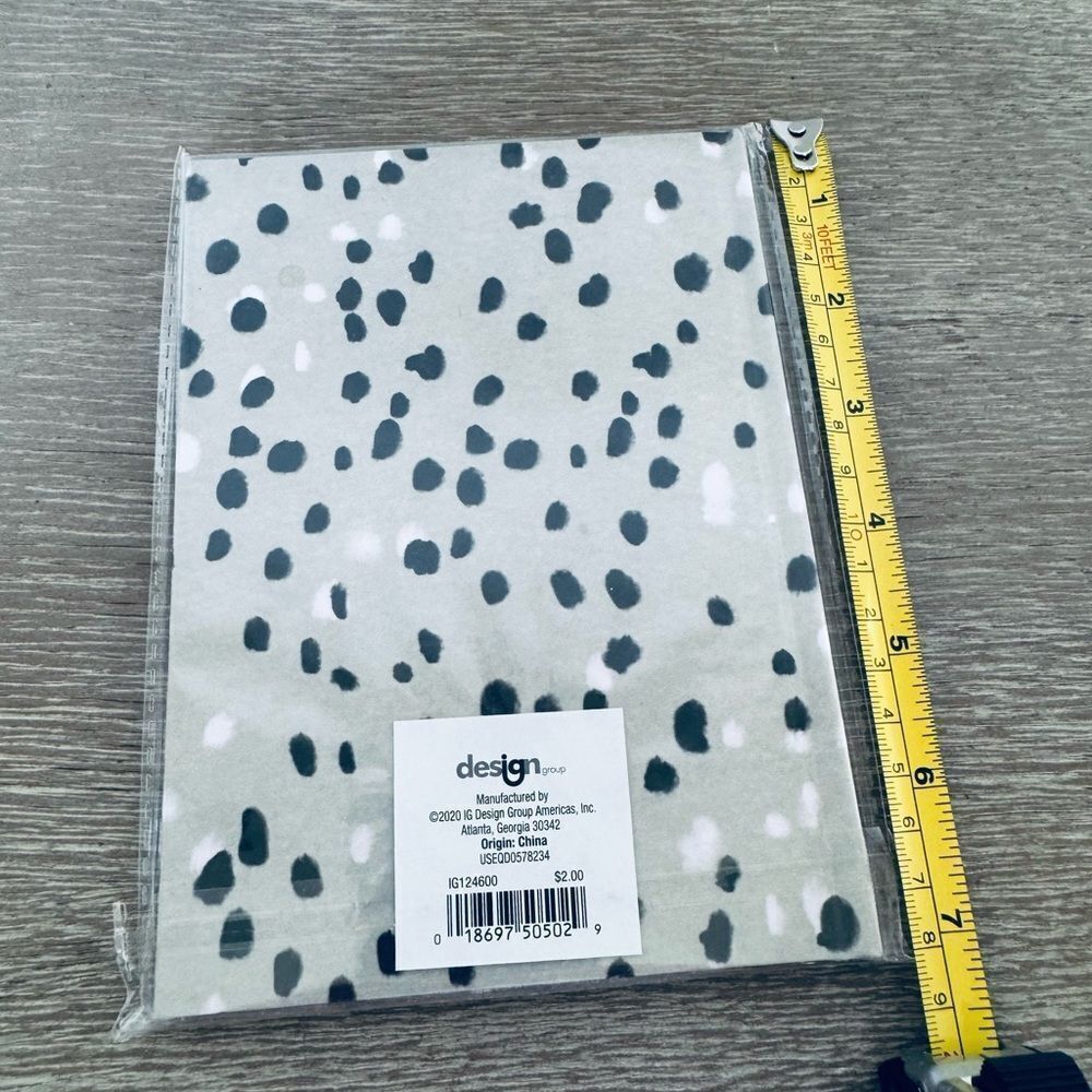 Gray Spotted Journal Notebook - Picture 2 of 4
